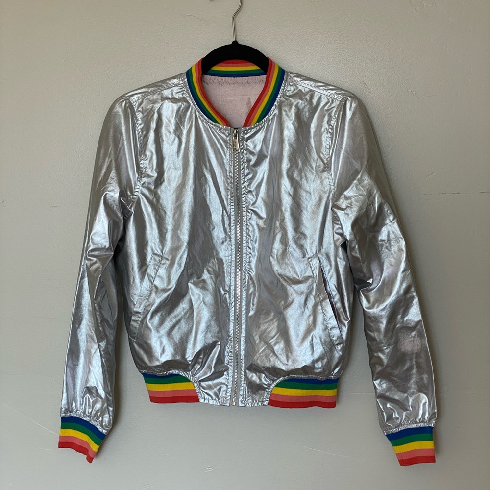 Rainbow Bomber Jacket